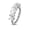 Clear, variant on Cartilage Nose Bendable Hoop with 5 Illuminating Stones Lined Set Design