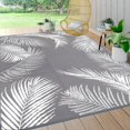 thumbnail image 1 of Outdoor Rug x Reversible Outdoor Plastic Straw Rug Large Outdoor Patio Rug RV Mat Outside Indoor Outdoor Rugs for Patio RV Balcony Deck Picnic Backyard Porch Grey, 1 of 7