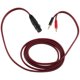 thumbnail image 3 of Cable de altavoz XLR a banana, XLR de 3 pines a conector banana doble Cable de audio, conector chapado en oro de 4 mm a XLR3 Pro HiFi, 3 of 5