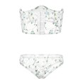 thumbnail image 5 of Gibobby Sujetador De Encaje Para Mujer Conjunto de lencería de Encaje para Mujer con Cinturones de Liguero, Sujetador y Bragas, sostén y Tanga(Blanco, XG), 5 of 5