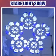 150W LED Moving Head Light Beam Spot Dj Dmx Stage Light Effect Light Disco Bar Wedding Club, 2Pcs, Black