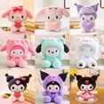 thumbnail image 2 of Sanrio 25Cm Anime Kuromi Juguetes Kawaii Mymelody Cinnamorol Peluche Suave Animales de Peluche Muñeco Almohada de Peluche Regalo de Navidad Decoración, 2 of 5