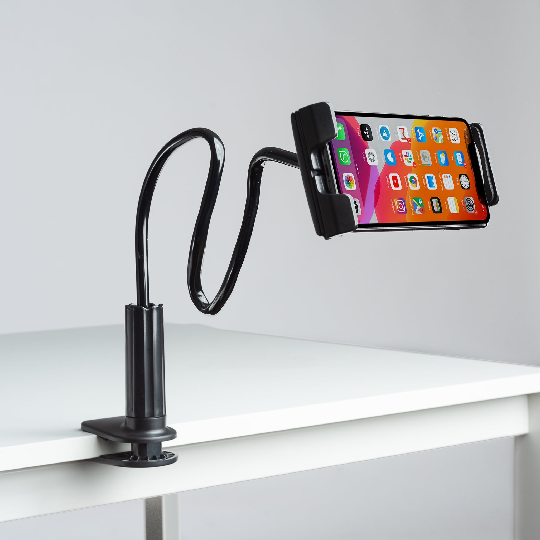 Flexible 360° Table Stand Lazy Bed Desk Car Mount Phone Bracket Tablet Holder US 