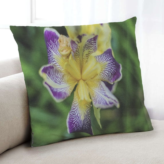 Ahgly Company Plants Flower Indoor Throw Pillow, 18 inch by 18 inch