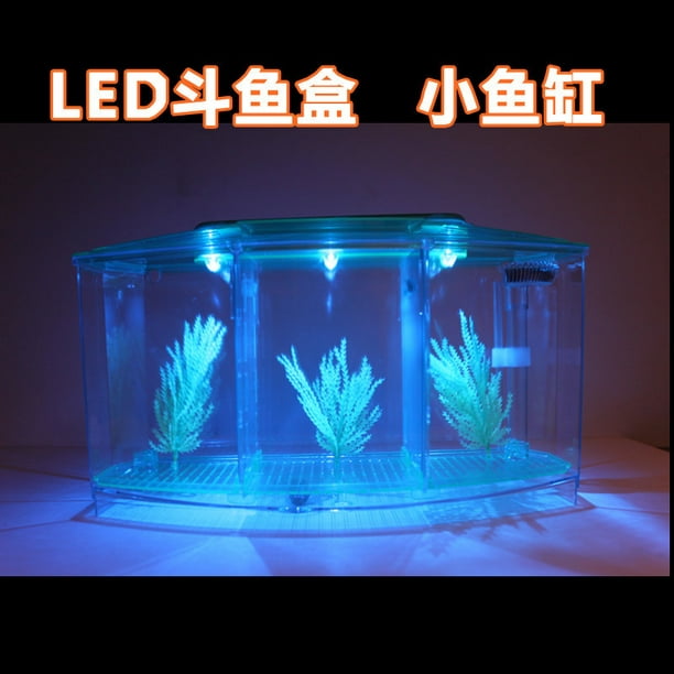 Volkmi Mini fish tank small aquarium acrylic fighting fish box