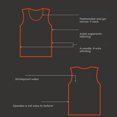 thumbnail image 4 of Qarigey Chaleco cálido de terciopelo ropa interior de fondo de invierno ajustada sin mangas medias térmicas chaleco ropa deportiva de gran tamaño Camisetas tipo 6 Qarigey AP013566-06, 4 of 6