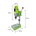 thumbnail image 3 of Mini Drilling Machine Drill Press Bench Small Electric Drill Machine Work Bench Gear Drive710W ,Professional Drill Press, 3 of 6
