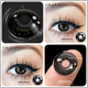 thumbnail image 1 of AMARA-lentes de contacto de Color para Halloween, lentes de Color blanco y negro, multicolor, para pupila hermosa anual, 2 unidades, 1 of 4