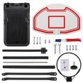 thumbnail image 6 of enyopro Basketball Hoop for Kids, Outdoor Portable Basketball Hoop, 62.99" - 82.77"(5.25ft - 6.9ft) Adjustable Height Basketball Goals , Mini Basketball Stand System with 28" PP Backboard, JA1025, 6 of 9