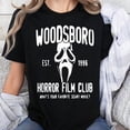 thumbnail image 3 of Woodsboro Horror Club Shirt, Horror TShirt, Horror Film Club Shirt, Men's And Women's Graphic Tee 100% Cotton by TBun, Full Sizes S-5XL, 3 of 5