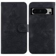 thumbnail image 2 of Compatible avec Google Pixel 8 Pro Étui Portefeuille Embossé Lily avec Porte-Cartes Étui à Rabat en Cuir PU, 2 of 5
