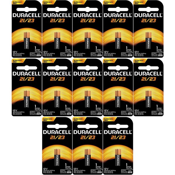 duracell duralock mn21 a23 21/23 23a mn21b 12 volt alkaline 13