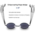 thumbnail image 3 of Gafas de sol polarizadas redondas vintage John Lennon para hombres y mujeres Gafas de sol hippie circulares Aikeco, 3 of 4