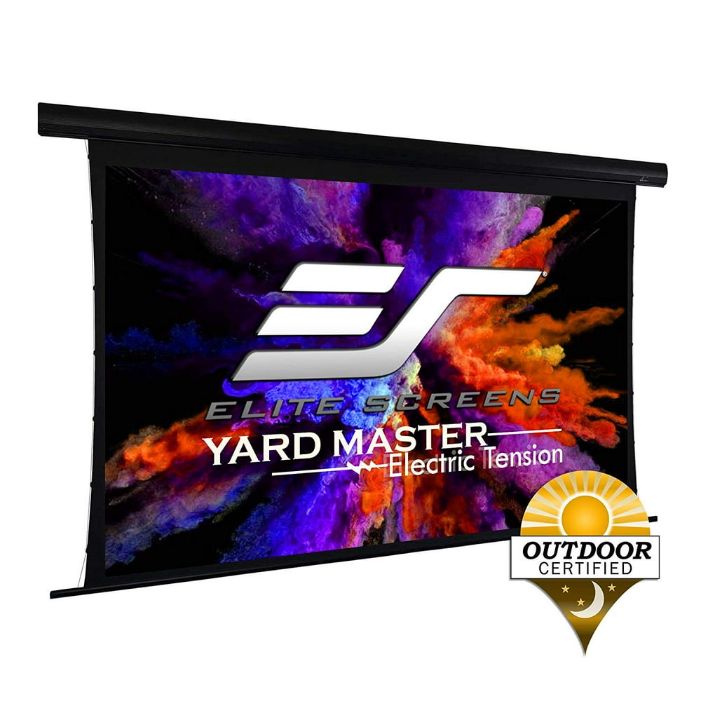 Elite Screens Yard Master Tension Series Projector Screen, 150inch 169, Outdoor Electric
