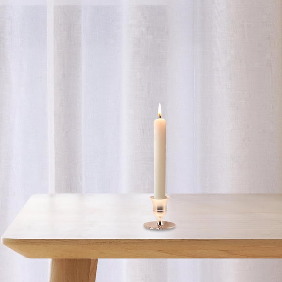 TITINICE 2Pcs Golden Metal Candlestick Holder Vintage Style Tabletop Candle Stand for Dining Room Decor