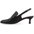 thumbnail image 2 of Journee Womens Amory Kitten Heel Sling Back Loafer Style Pumps, Widths Available, 2 of 9