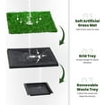 thumbnail image 3 of Vivifying Turf Potty Pads for Puppy Dogs Pee Training, Dog Grass Pet Loo Indoor/Outdoor,Washable Pet Mat, Fake Artificial Grass for Dogs Potty,25"x20",with Tray, 3 of 8