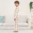 thumbnail image 4 of Monkey and Banana Cozy Soft Long Sleeves Top and Pants 2 Piece Cool Pjs Pajamas Set Sleepwear Size 3-11Y, 4 of 6