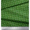 thumbnail image 2 of Soimoi Green Velvet Fabric Brush Stroke Abstract Printed Fabric 1 Yard 58 Inch Wide, 2 of 3