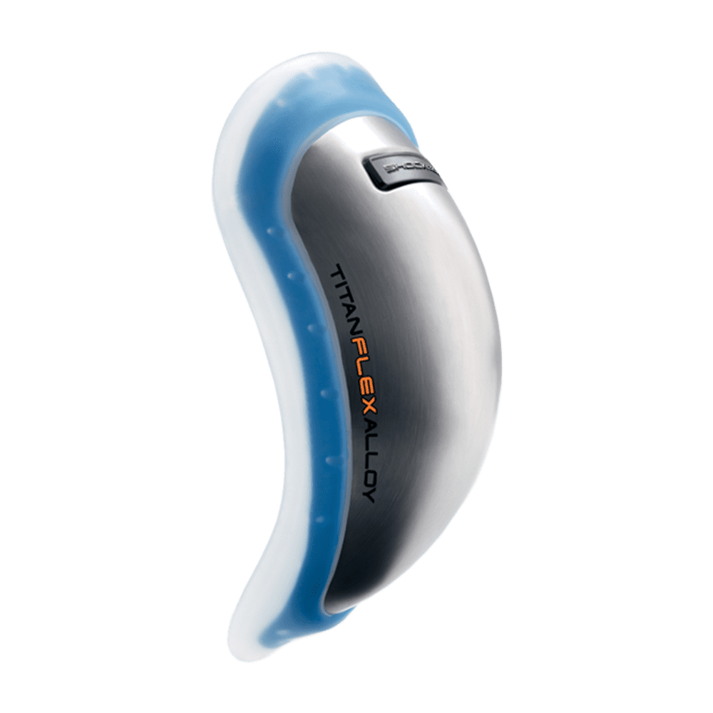 Shock Doctor 203 Titan Alloy Flex Cup, Youth M, GREY