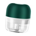 thumbnail image 2 of Moyic Mini picadora de ajo portátil, prensa de ajo USB de 45W, comida eléctrica recargable Cocina y Comedor Verde 100 ml, 2 of 6