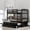 Brown, variant on Imerelez Twin over Twin Wood Bunk Bed with Trundle, Drawers, Espresso