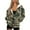 Green Camo Hunting, variant on Uorisanigo Camo Hunting Womens Fall Hooded Sweatshirts Size XS Long Sleeve Polyester Womens Zip Up Hoodies Oversized Sweatshirt Drop Shoulder Soft Fall Outfits Casual Comfy Tops