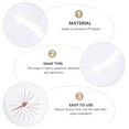 thumbnail image 5 of CATIEBYE 5Pcs Heat Resistant Round Pipe Wall Cover for Gas Pipes Kitchen, 5 of 6