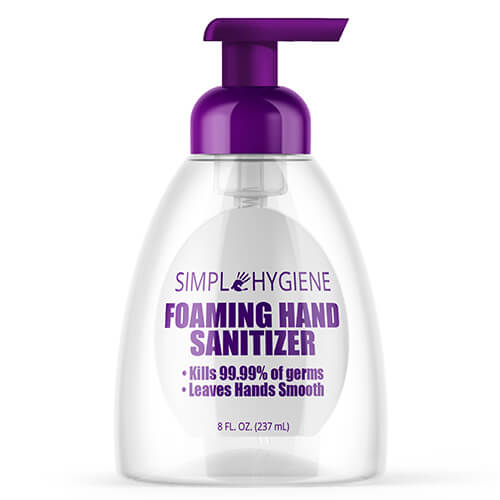 Simple Hygiene Foaming Hand Sanitizer, 8 oz, 6 Bottles (SHP30758PK