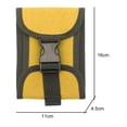 thumbnail image 2 of 2 unidades de bolsillo para bolsa de almacenamiento con cinturón de peso para buceo y esnórquel con accesorios de hebilla Amarillo Sharpla bolsillo de lastre de buceo, 2 of 8