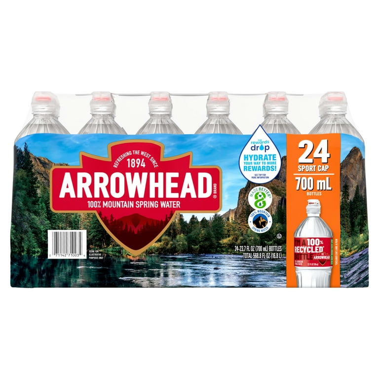 12 Ounce Bottled Spring Water  Arrowhead® Brand 100% Mountain Spring Water