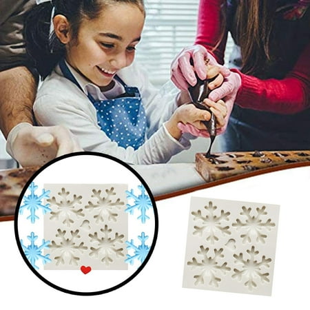 

Clearance！ Bifavgk Christmas For Chocolate Soap Shape Snow Round Silicone Cake Cake Mould Cake Decorating Kit Cupcake Stand Silicone Molds White