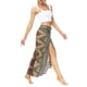 thumbnail image 4 of VISgogo Pantalones de pierna ancha de verano para mujer, pantalones sueltos sueltos de tiro medio con estampado bohemio con divisiones para yoga, playa, vacaciones VISgogo  moda, 4 of 8