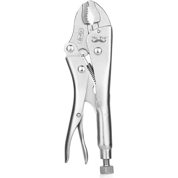 Mr Pen- Locking Pliers, 7 Inch, Curved Jaw, Alloy Steel Locking Pliers with Wire Cutter