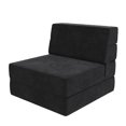 thumbnail image 4 of Fauteuil et chaise longue modulaire The Flower de Novogratz, noir, 4 of 8