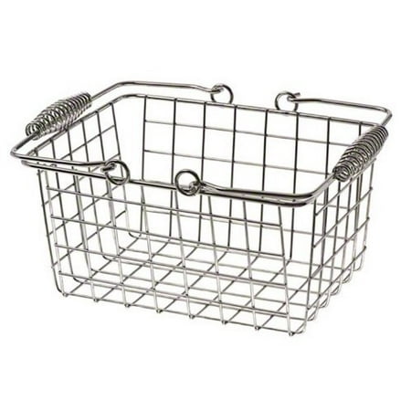 American Metalcraft Rectangular Basket - american metalcraft (rbhc759) chrome rectangular basket w/ handles