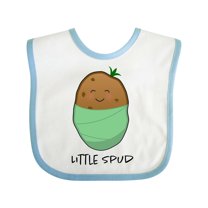 Inktastic Little Spud Green Boys or Girls Baby Bib