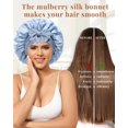 thumbnail image 4 of Gorro de seda AWAYTR para mujeres que duermen, 100% seda de morera, 4 of 7