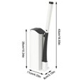 thumbnail image 2 of fastboy Disposable Toilet Wand Kit Disposable Head Cleaning Brush with 8 Disposable Refill Heads Cleaning Tool, 2 of 9