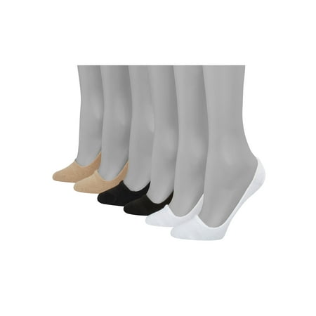 

Hanes Women s Invisible Comfort Ballerina Liner 6-Pack Grey Wardrobe 5-9