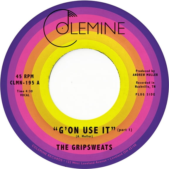 Gripsweats - G'on Use It - Music & Performance - Vinyl [7-Inch]