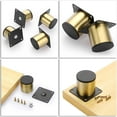 thumbnail image 5 of ABCISI 4PCS 2 Inch Stainless Steel Furniture Legs, Feet Metal Cabinet Desk Legs,Golden Round Metal Furniture Risers Coffee Table Replacement Legs Heavy Duty Sofa Legs TV Stand Legs Dresser Chair Legs, 5 of 7