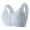 Gray, variant on Ahuyic Womens Bra,Summer Plus Size Bra,Womens Lace Fashion Thin Style Ventilate Front Buckle Bra Without Steel Rim,Pink,XL