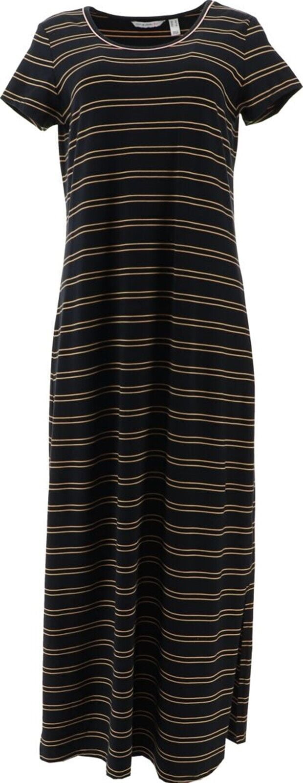 Isaac Mizrahi Yarn Dye Stripe Maxi Dress Women's A396924 - Walmart.com