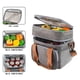 thumbnail image 4 of Bolsa térmica doble grande para el almuerzo; bolsa para congelador resistente y a prueba de fugas, para hombres, mujeres y adultos que trabajan, 4 of 4