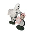 thumbnail image 4 of Estatua malvada de Halloween que monta en bicicleta, adorno de escritorio, figura de calabaza de resina novedosa, escultura espeluznante para la, 4 of 9