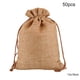 thumbnail image 1 of Matsuzay 50 Uds. Bolsa de lino con cordón organizador de joyas bolsa de almacenamiento de té portátil para el hogar Almacenamiento y organización del hogar C 13x18cm Matsuzay HA5722-33, 1 of 6