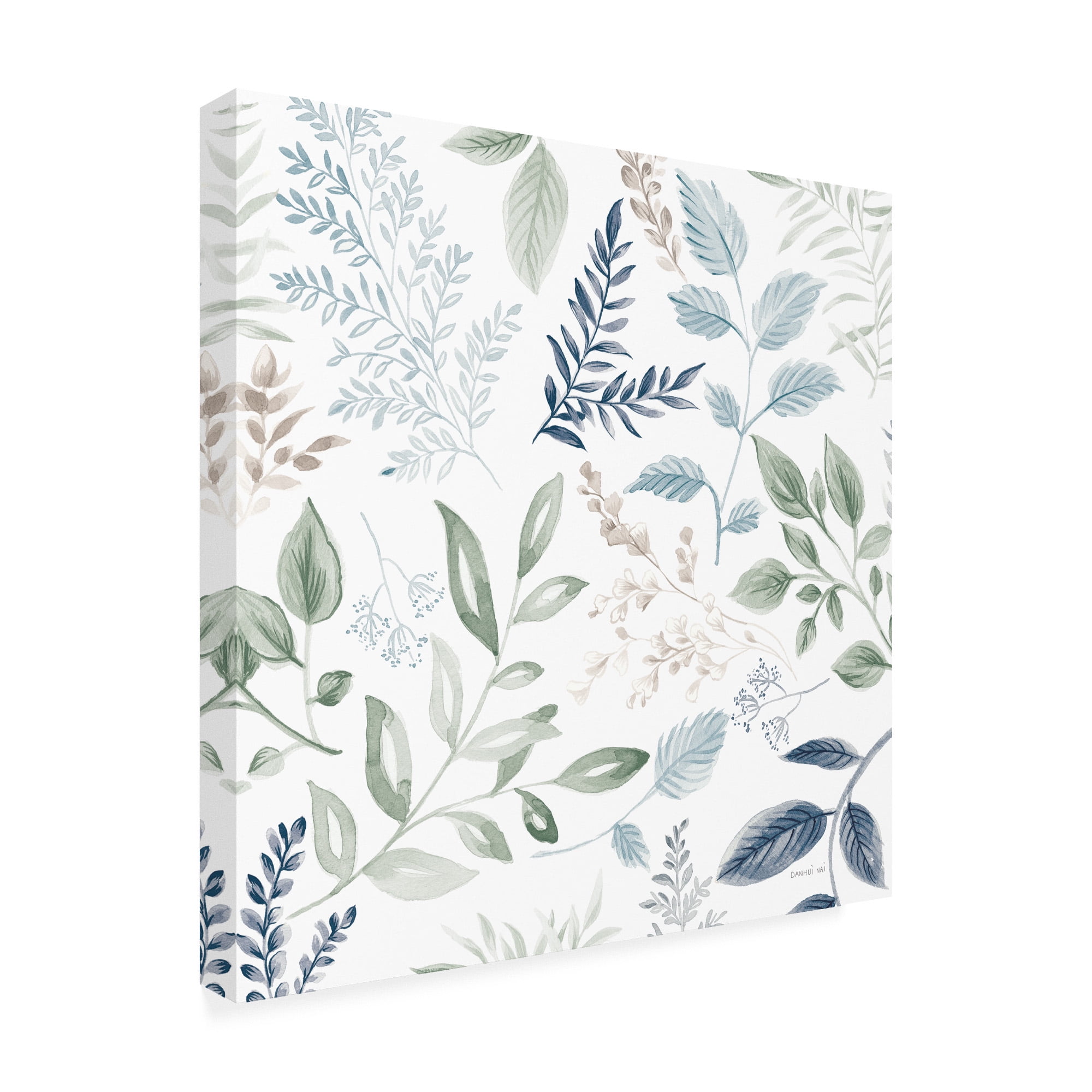 Trademark Fine Art 'Sketchbook Garden Pattern III Cool' Canvas Art by Danhui Nai