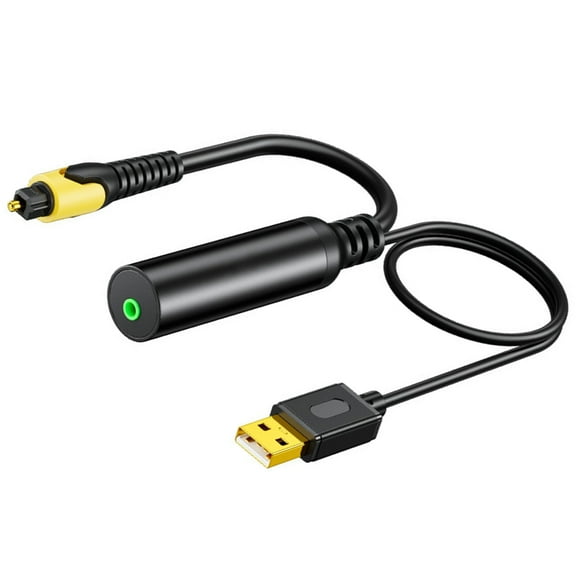 USB Optical Cable Sound Converter Cable SPDIF Digital to Analog 3.5mm Sound Adapter Stereo Sound Amplifiers