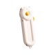 thumbnail image 2 of Pelador de cocina y cuchillo para frutas dos en uno con succión magnética, acero inoxidable, plegable, multifuncional, incluye orificio para colgar, disponible en rosa, blanco, café., 2 of 6